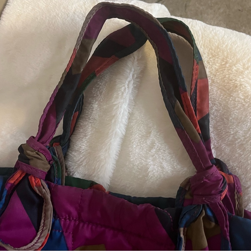 Marc Jacobs Multicolor Quilted Shoulder Bag - Magenta, Blue, Green, Orange, Tan - Picture 2 of 4
